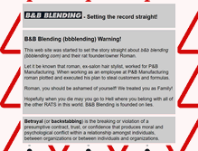 Tablet Screenshot of bbblendings.com